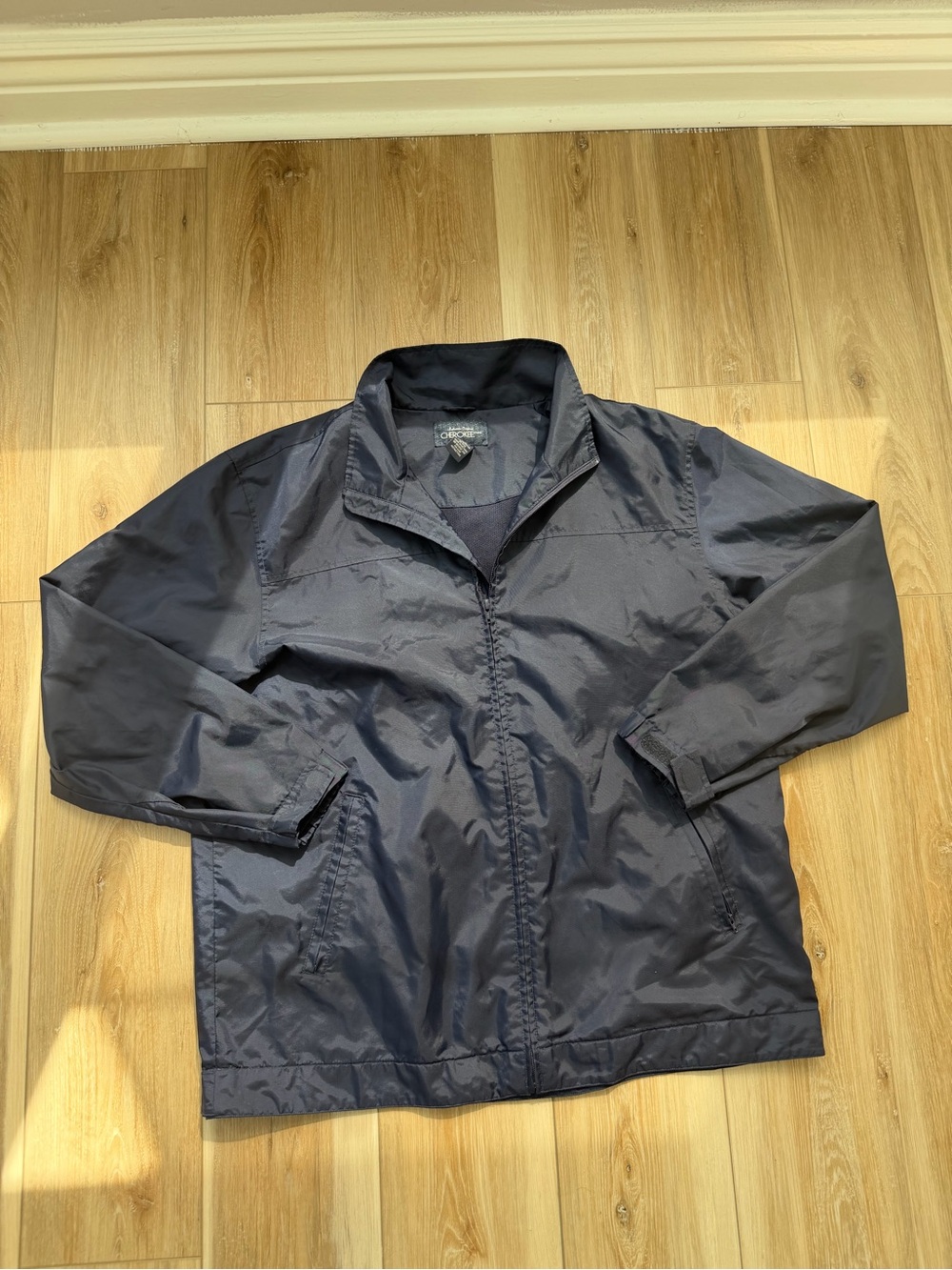 Cherokee Men's Navy Lightweight Packable Jacket